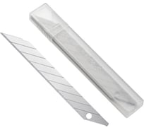 Запасные лезвия Topfort 9 мм угол 30 градусов, 10шт, углерод сталь, пластик бокс, блистер 1960449