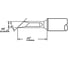 Картридж-наконечник METCAL для СV/MX, ножевидный 2.5мм замена SMTC-8165V1 SMC-8KN0025S 2