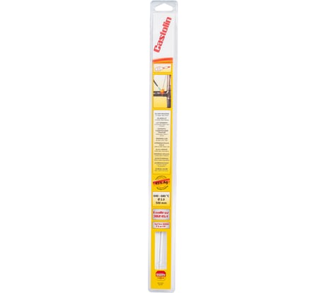 Припой CASTOLIN EcoBraz 38245F с флюсом, д.2,0мм, упак.5 прут., 38245F2005R