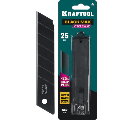 Сегментированные лезвия KRAFTOOL 25 мм, 5 шт 09602-25-S5