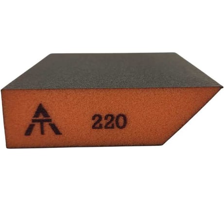 Шлифовальный блок Interflex губка 98х88х25мм, 4-х сторонний со скошенным углом, Р220 3022926825