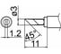 Наконечник 3 мм для станций FX-950/FX-951/FX-952/FM-203 HAKKO T12-KU 1