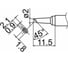 Наконечник 2 мм для станций FX-950/FX-951/FX-952/FM-203 HAKKO T12-BCM2 1