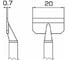 Наконечник 0.7х20 мм для термопинцета FМ-2022 HAKKO T8-1010 1
