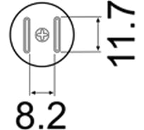 Сменная головка SOP 8.2х11.7 мм для FR-803B HAKKO A1258B