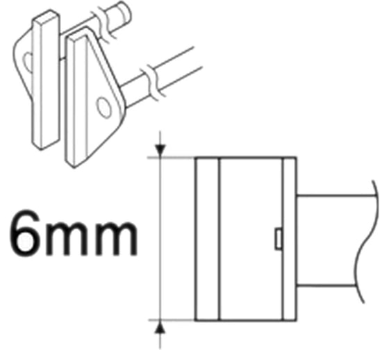 Сменная головка SOP 6L для термопинцета 950/FX-8804 HAKKO A1391