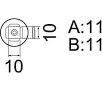 Сменная головка PLCC 10х10 мм для FR-803B HAKKO A1188B