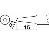 Наконечник 1 мм для станций FX-838 HAKKO T20-BL3