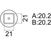 Сменная головка QFP 21х21 мм для FR-803B HAKKO A1261B