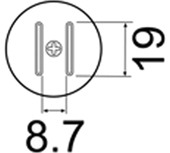 Сменная головка SOP 8.7х19 мм для FR-803B HAKKO A1260B 1