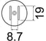 Сменная головка SOP 8.7х19 мм для FR-803B HAKKO A1260B 1