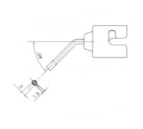 Насадка 1.5х3 мм для FR-810 HAKKO N51-05