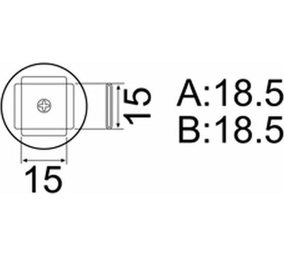 Сменная головка PLCC 15х15 мм для FR-803B HAKKO A1135B 1