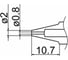 Наконечник 0.8 мм для демонтажного пистолета FМ-2024 HAKKO N1-08 1
