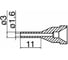 Насадка L 1.6 мм для FR-410 HAKKO N61-14 1