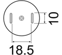 Сменная головка TSOL 18.5х10 мм для FR-803B HAKKO A1187B