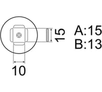 Сменная головка PLCC 10х15 мм для FR-803B HAKKO A1141B