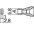 Насадка 4x1 мм для FR-410 HAKKO N61-16 1