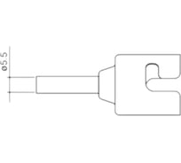 Насадка 5.5 мм для FR-810 HAKKO N51-03