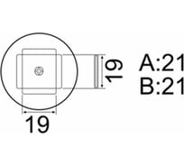 Сменная головка PLCC 19х19 мм для FR-803B HAKKO A1136B