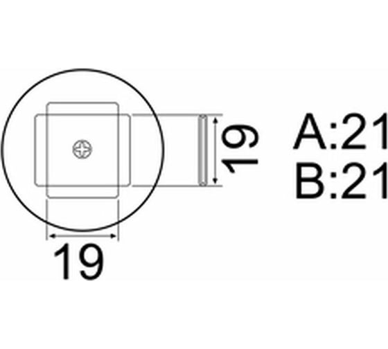 Сменная головка PLCC 19х19 мм для FR-803B HAKKO A1136B 1