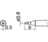 Наконечник (0.8 мм; 450С) для станций FX-100 HAKKO T31-01D08 1