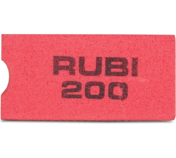 Алмазосодержащий брусок резиновый (94х58х30 мм; Р200) RUBI 61976