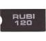 Алмазосодержащий брусок резиновый (94х58х30 мм; Р120) RUBI 61975 2