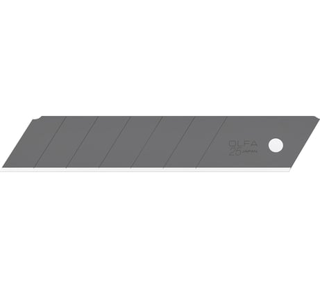 Лезвие сегментированное OLFA Excel Black 20 шт, 25 мм в пластиковом кейсе OL-HBB-20