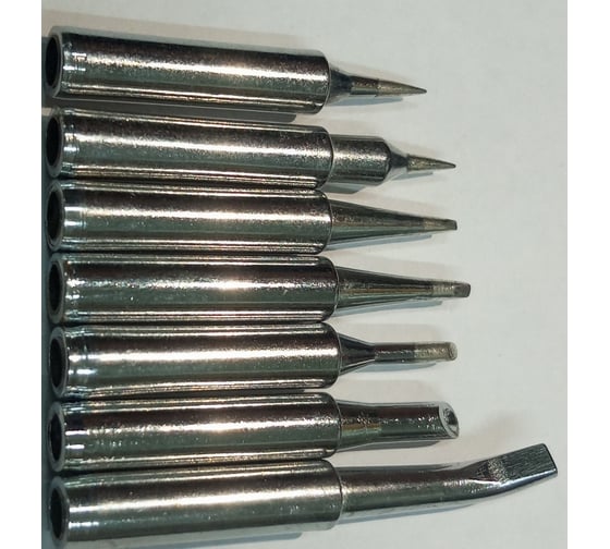 Набор жал для паяльника ELEMENT 7 штук 900-MT-1,2D,1.6D,2C,2M,H(L).S4.SI 20971
