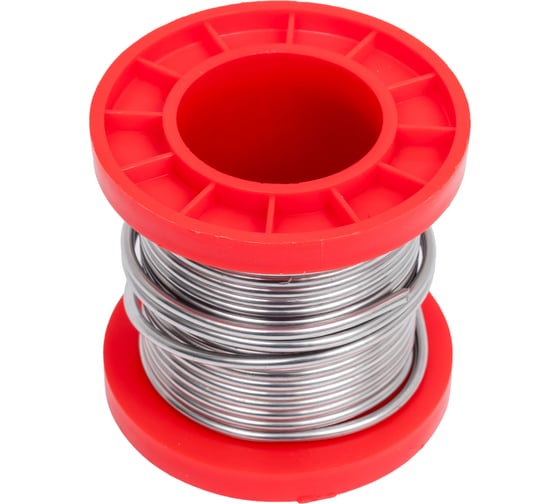 Припой AMPERIN с канифолью ПОС-61 S61-210R диаметр 2 мм 100 г 109811 1