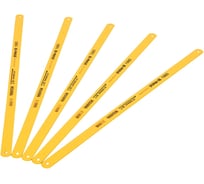 Набор биметаллических полотен по металлу Deli 300мм 5шт DL353805A (18 TPI, сталь M2+D6A) 184659