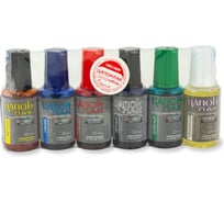 Набор Цапон лаков Connector 6 шт по 20 мл (флаконы с кисточками) N-TSAP-6-20-KIS