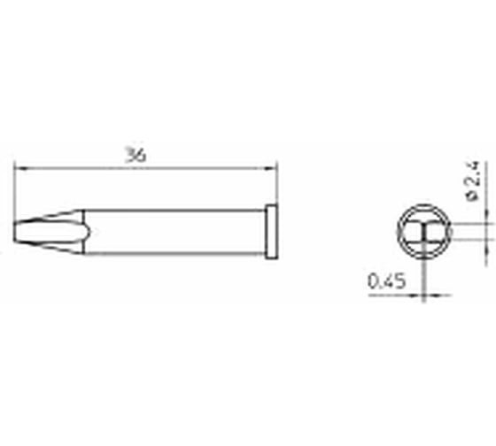 Паяльное жало XT BSL WELLER 54474199