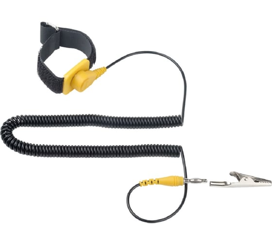 Браслет антистатический Pro'sKit 608-611B-6 Proskit (провод L=1.5м) С00040363 1