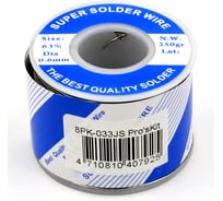 Припой Pro'sKit 0.6мм 0.25кг Sn63/Pb37 (флюс RA) 8PK-033JS С00040367