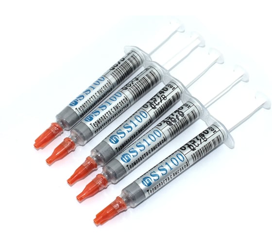 Термопаста Amperin SS100 3 грамма, 5 шт 0111723 1