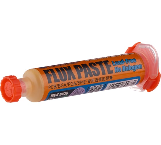 Флюс среднеактивный безгалогеновый Mechanic (10 мл) MCN-UV10 1