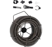 Комплект прочистных спиралей TD-tools 32 мм x 5.5 м - 4 шт на барабане антикоррозионная обработка TD773205x
