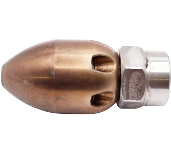 Насадка каналопромывочная REDLI Lark (G3/8, от 40л/мин, от 150бар, для труб 100-400мм) 0150.40150 1