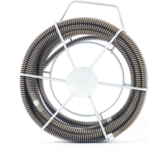 Комплект прочистных спиралей REDLI диаметром 16мм х 2.3м, общая длина 20 метров (спирали, барабан, насадки, перчатки) антикоррозионная обработка R771605x