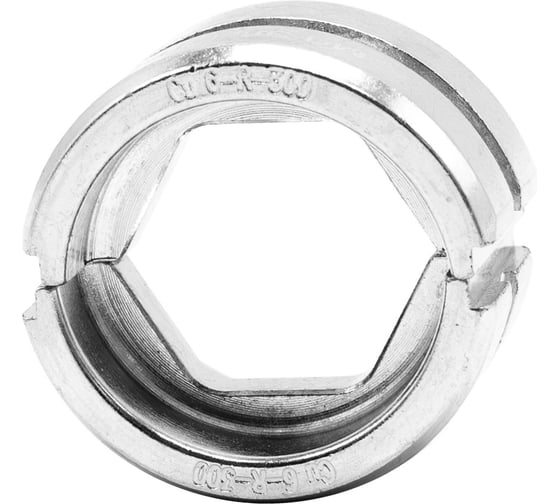 Матрица ЮМП ЭЛЕКТРО для ТМЛ наконечников R-типа 300 мм² для гидравлических прессов 60 кН, шестигранник elc6-R-300 1