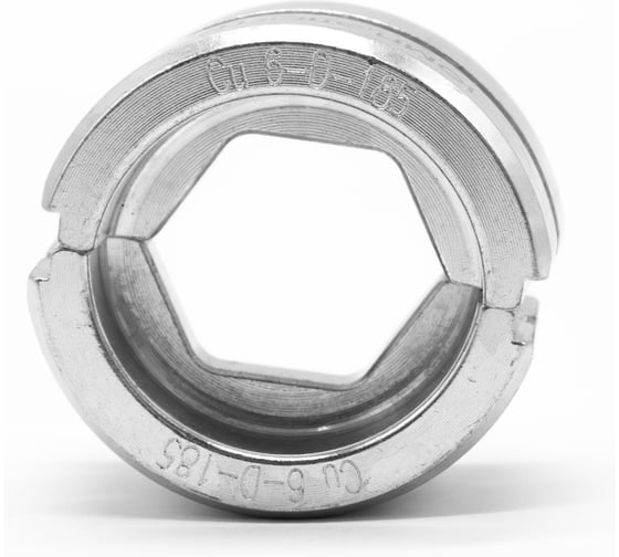 Матрица ЮМП ЭЛЕКТРО для ТМЛ наконечников DIN-типа 185 мм² для гидравлических прессов 60 кН, шестигранник elc6-D-185