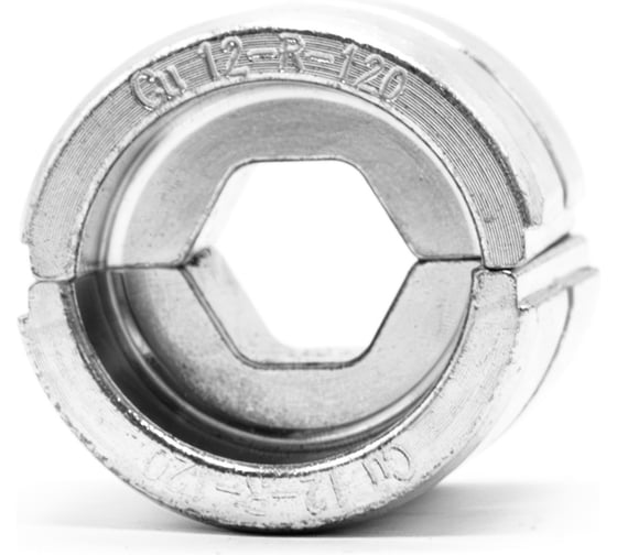 Матрица ЮМП ЭЛЕКТРО для ТМЛ наконечников R-типа 120 мм² для гидравлических прессов 120 кН, шестигранник elc12-R-120