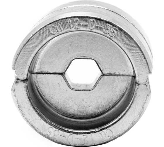 Матрица ЮМП ЭЛЕКТРО для ТМЛ наконечников DIN-типа 35 мм² для гидравлических прессов 120 кН, шестигранник elc12-D-35