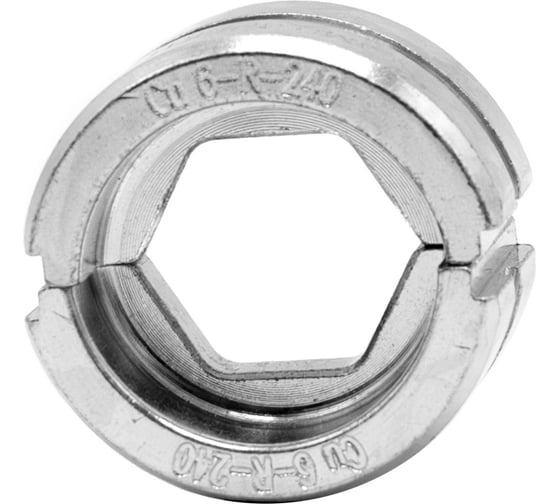 Матрица ЮМП ЭЛЕКТРО для ТМЛ наконечников R-типа 240 мм² для гидравлических прессов 60 кН, шестигранник elc6-R-240