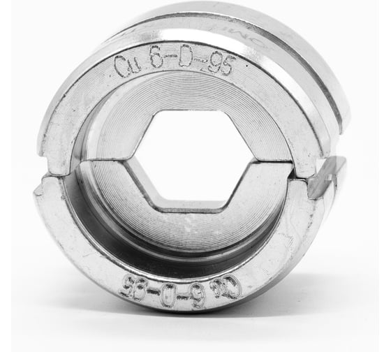 Матрица ЮМП ЭЛЕКТРО для ТМЛ наконечников DIN-типа 95 мм² для гидравлических прессов 60 кН, шестигранник elc6-D-95