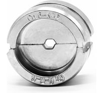 Матрица ЮМП ЭЛЕКТРО для ТМЛ наконечников R-типа 6 мм² для гидравлических прессов 60 кН, шестигранник elc6-R-6