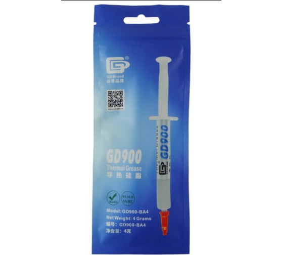 Термопаста Amperin GD900 BA4 4 грамма в пакете 76200