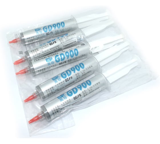Термопаста Amperin GD900 SY30 30 грамм шприц 5 шт 111775